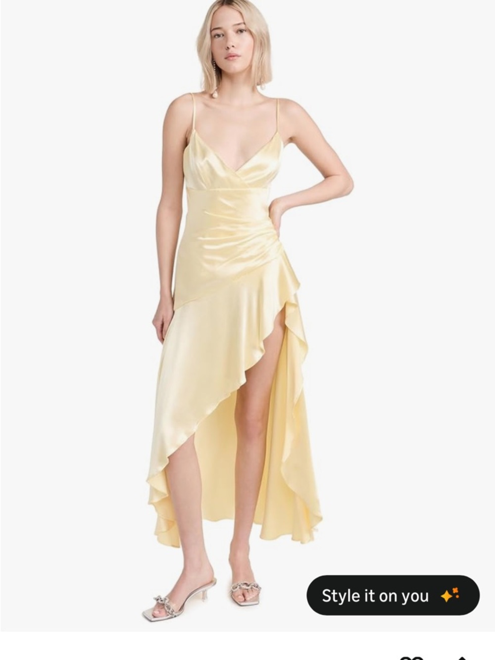 Bardot Sorella Midi Dress in Canary Yellow only worn once